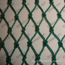 Knotted Nylon Netting (50mm mesh, green color)